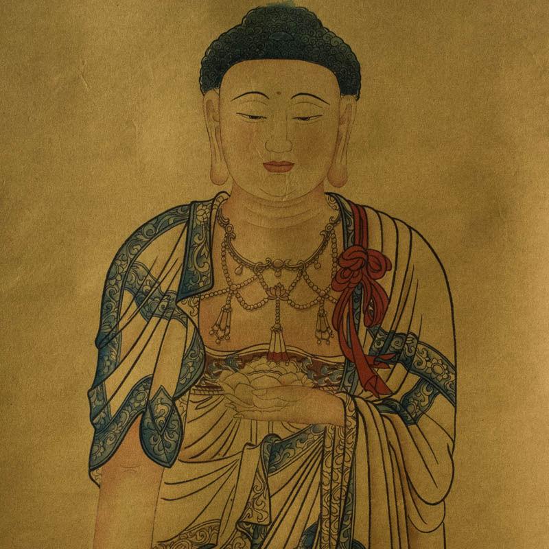 Tranh Phật A Di Đà Vẽ