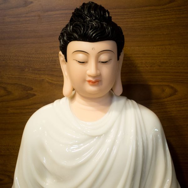 Tượng Phật Thích Ca Mâu Ni Ngồi Tĩnh Tâm Bằng Bột Đá 70cm | Tranh ...