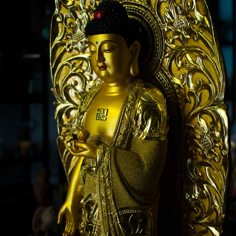 Tượng Phật A Di Đà Mạ Cát