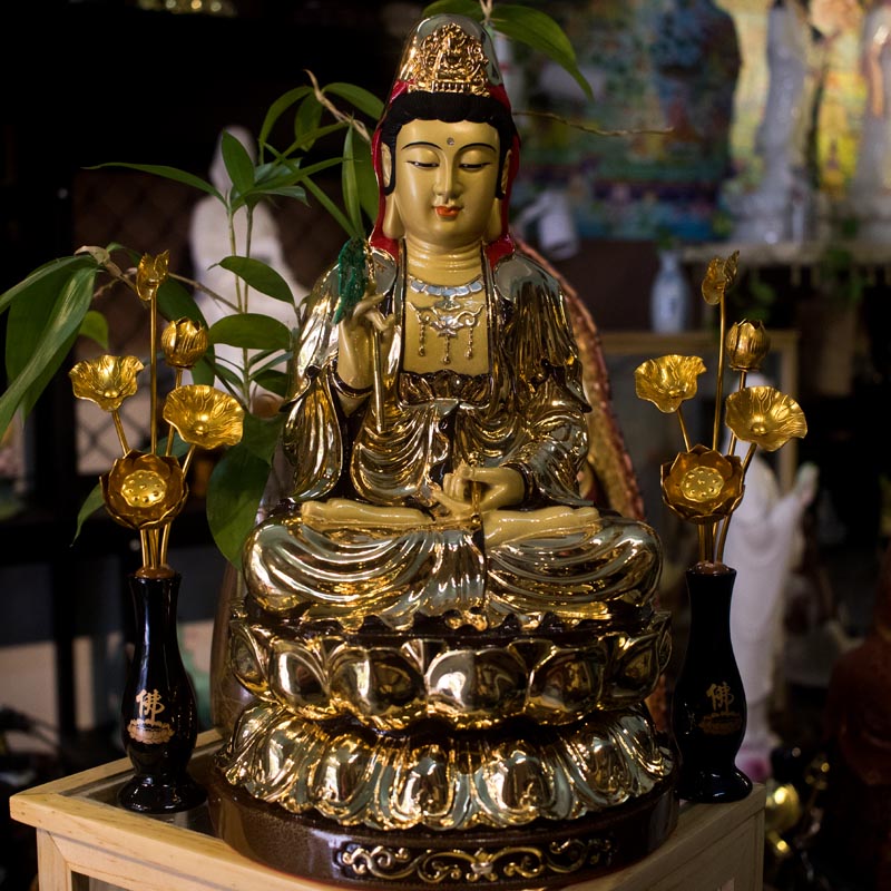 Tượng Phật Bà Quan Âm Bồ Tát Bằng Đồng