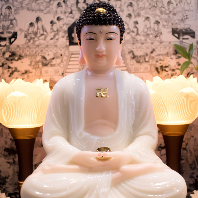 Tượng Phật Thích Ca Bột Đá