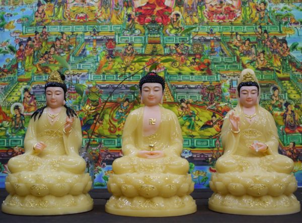 tượng Tây Phương Tam Thánh Phật
