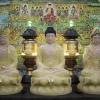 Tượng ta Bà Tam Thánh thạch anh