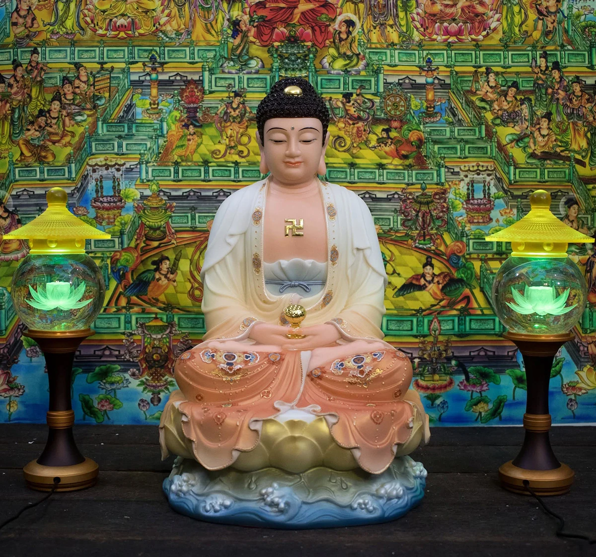 tượng Phật A Di Đà ngồi