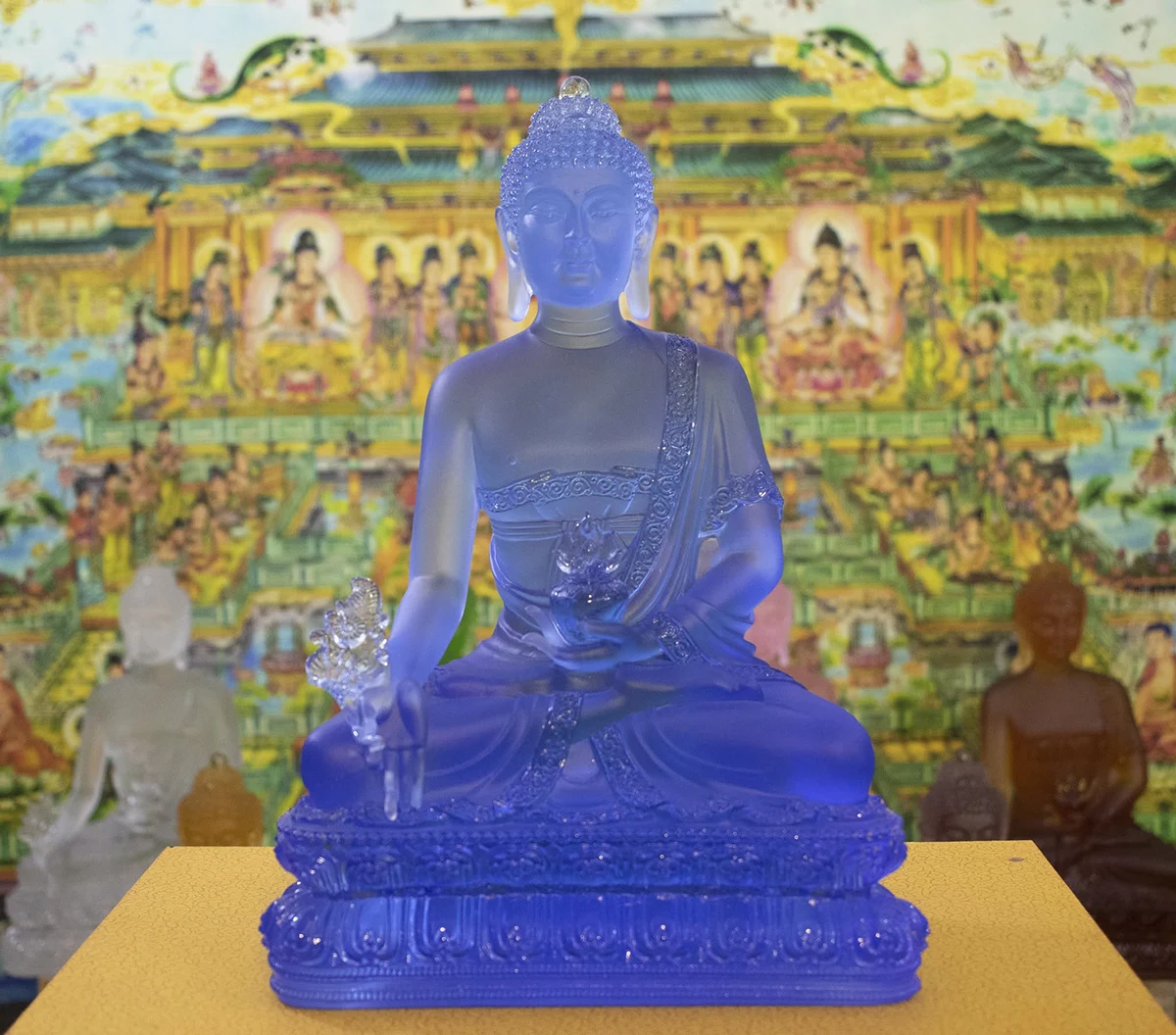 tượng phật dược sư lưu ly quang như lai