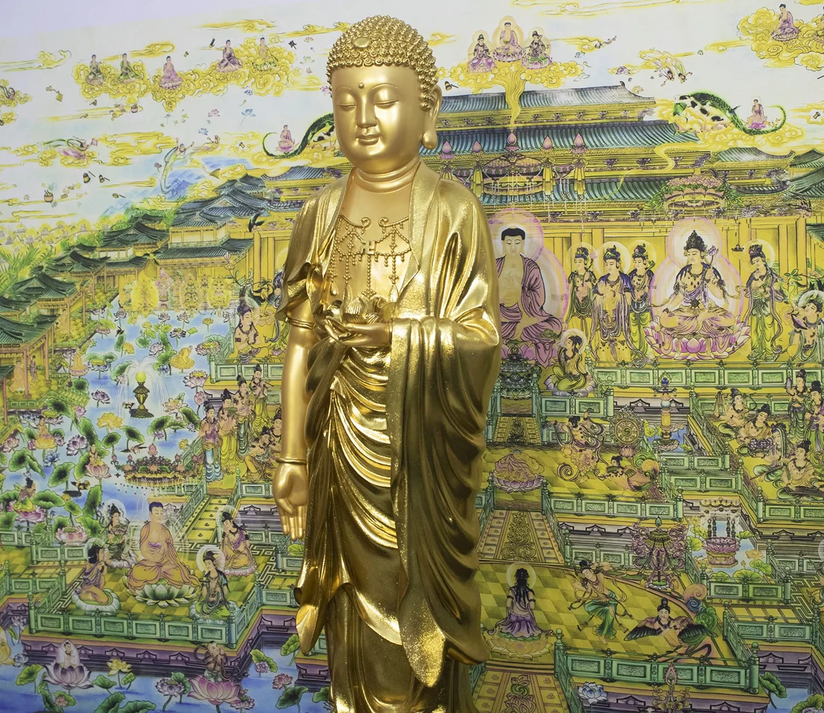 tượng Phật A Di Đà đứng