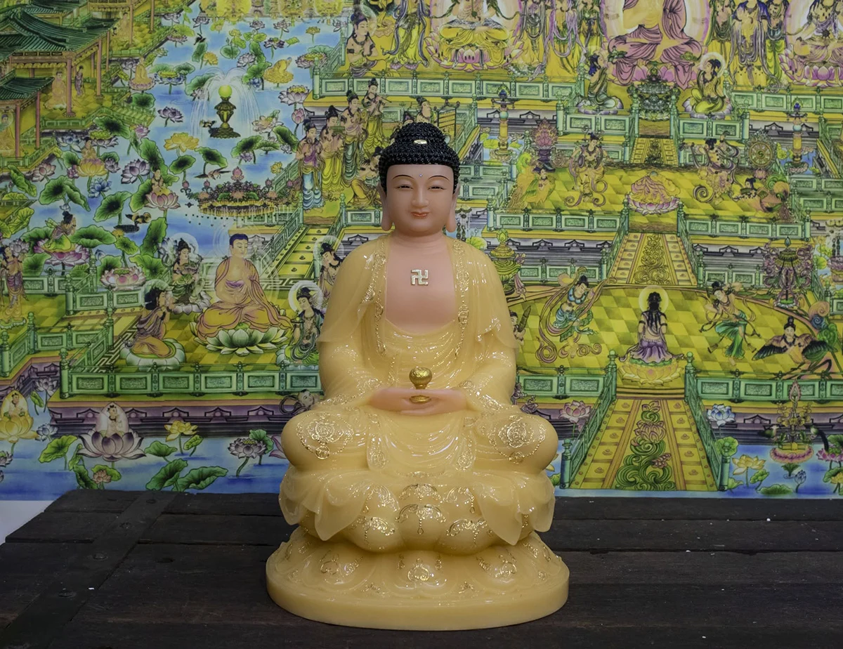 tượng Phật A Di Đà mẫu mới